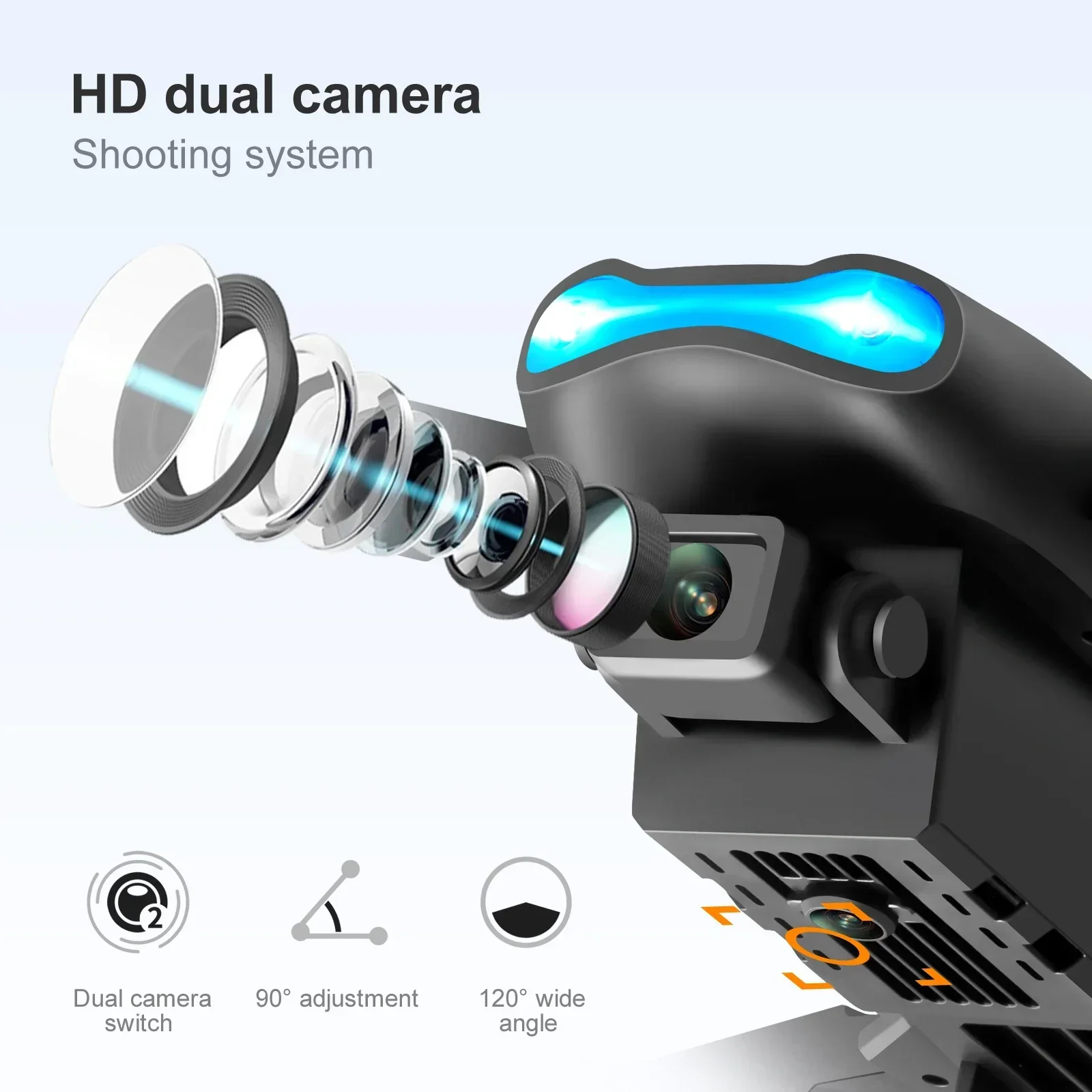 New E99 Pro HD 4K Drone Dual C - Drone Controller Screen ulasan dan harga