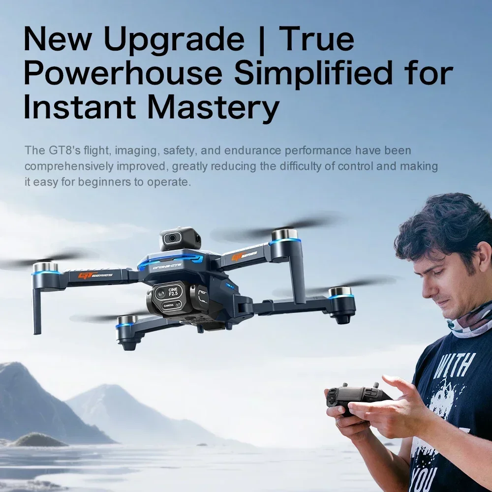 Drone 4K HD GT8 Camera Obstacl - Jjrc Drone X12 ulasan dan harga
