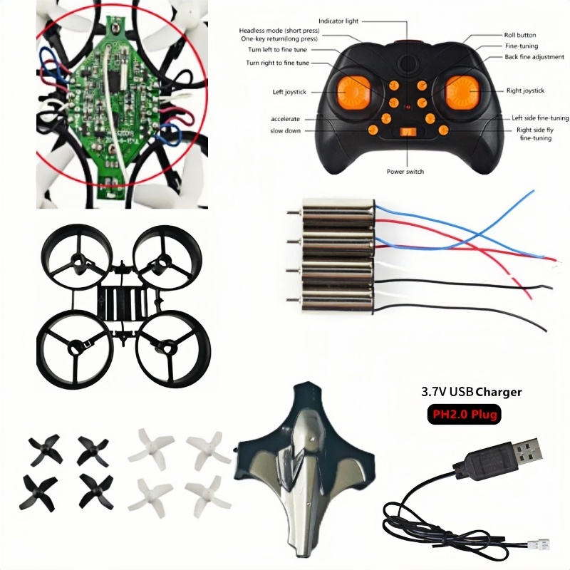Complete DIY Drone Kit 2.4G 6A - Drone Battery Adapter ulasan dan harga