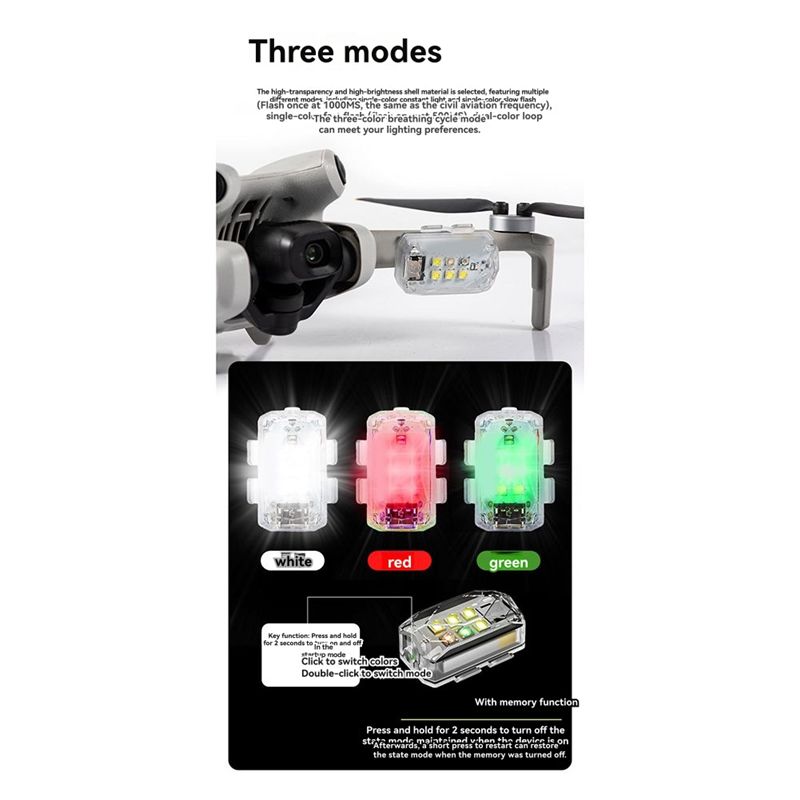 ABZZ-For DJI Drone LED Night L - Drone Strobe Light ulasan dan harga